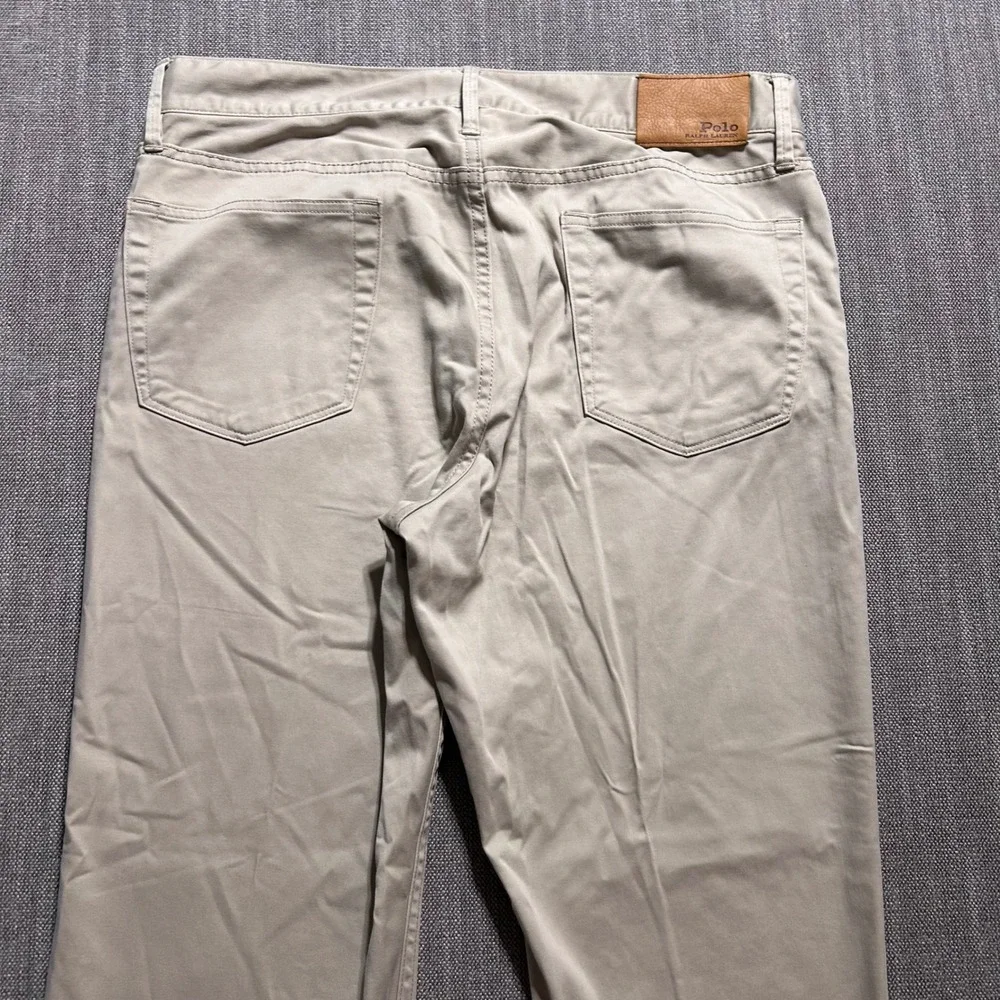 Polo Ralph Lauren Pants Mens 34x30 (Fits 35x30) Khaki Tan Straight Leg Chino
